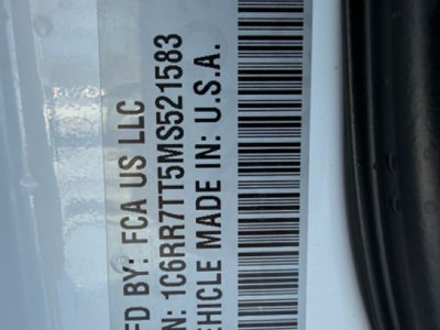 2021 RAM 1500 Classic SLT