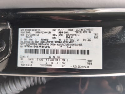2018 Ford F-150 Platinum