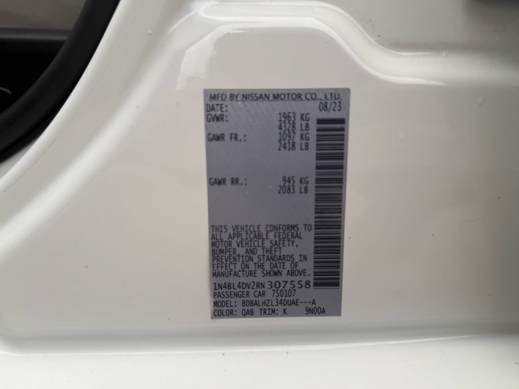 2024 Nissan Altima 2.5 SV