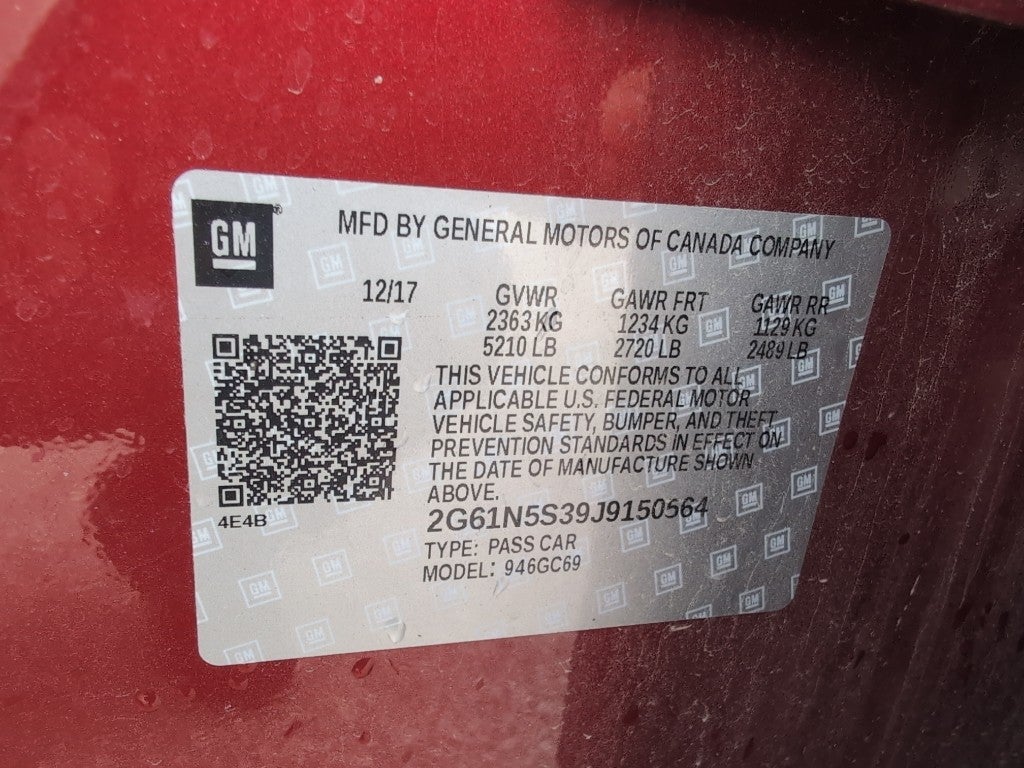 2018 Cadillac XTS Luxury